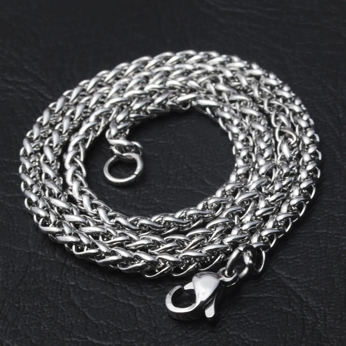 Treasure twist long chain necklace