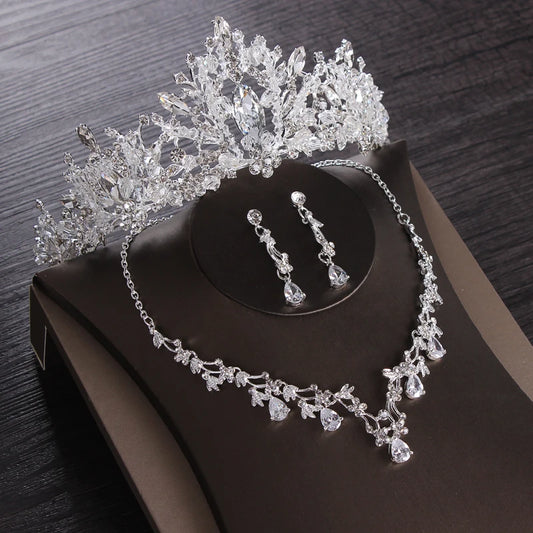 Treasure's Crystal Bridal Jewelry Sets