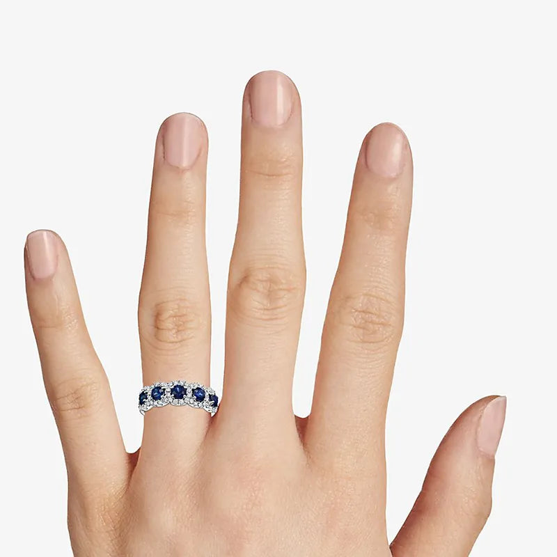 Treasure's Blue Cubic Zirconia Ring
