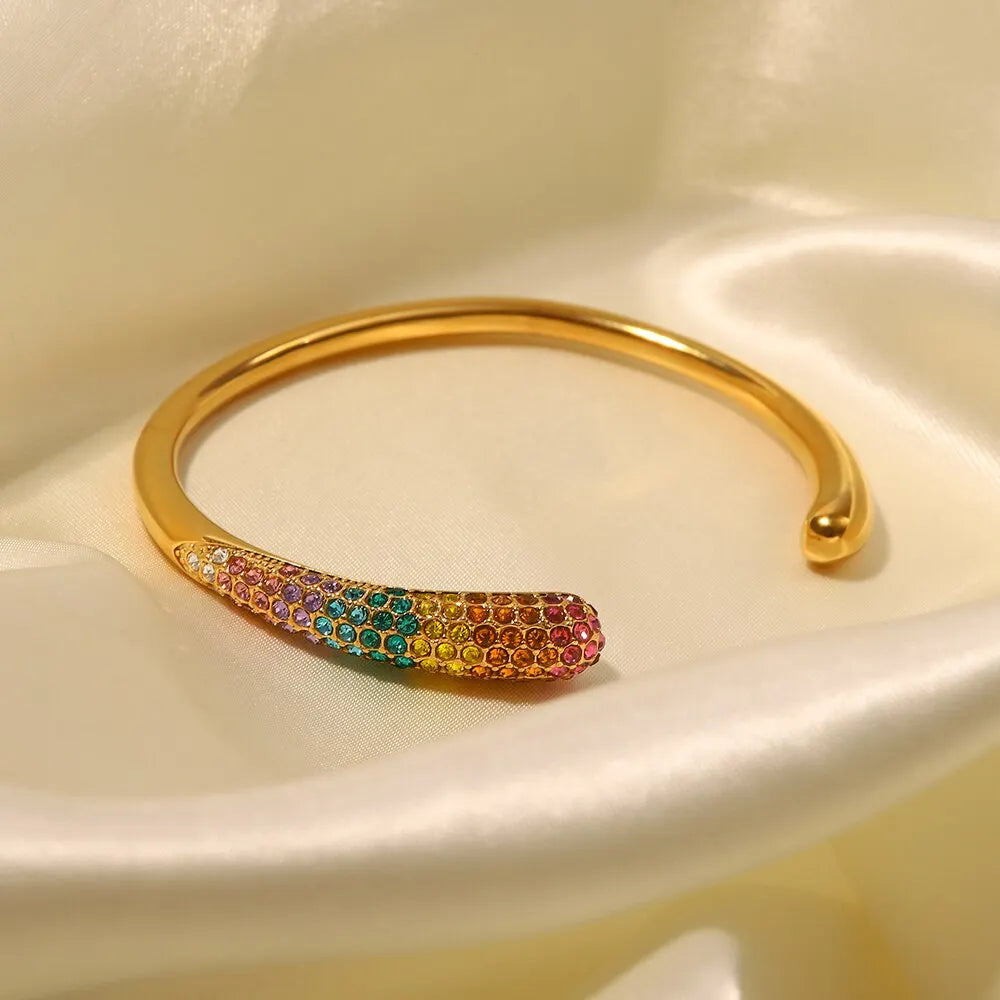 Treasure Stainless Steel Color Luxury Bracelet
