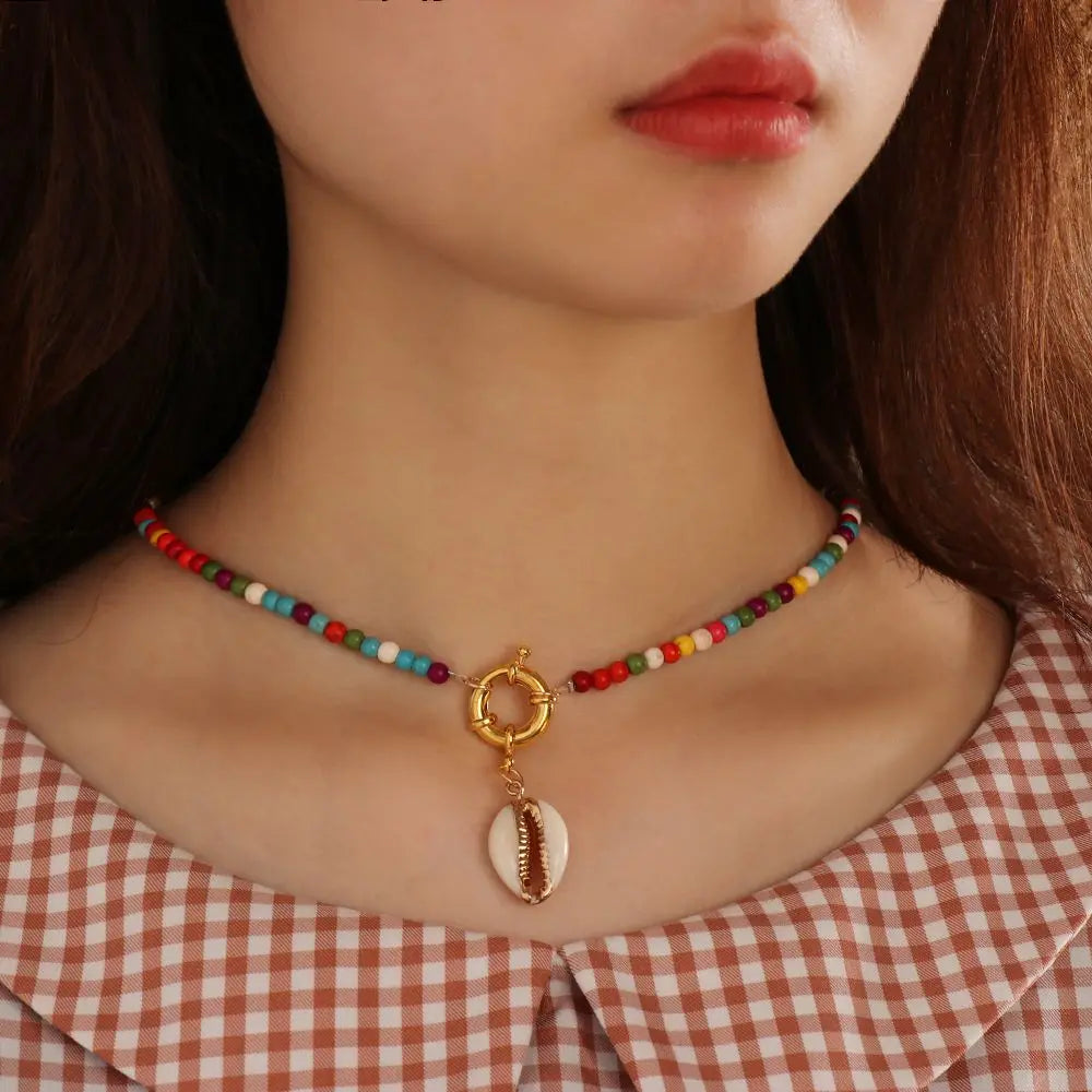 Treasure's New Korean Flower Heart Necklace