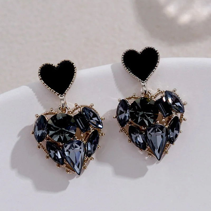 Treasure's Black Love Earrings