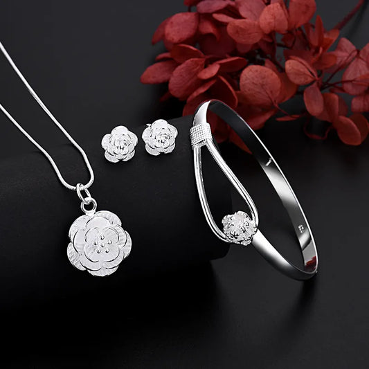 Treasure's Charm Flower Jewelry Set