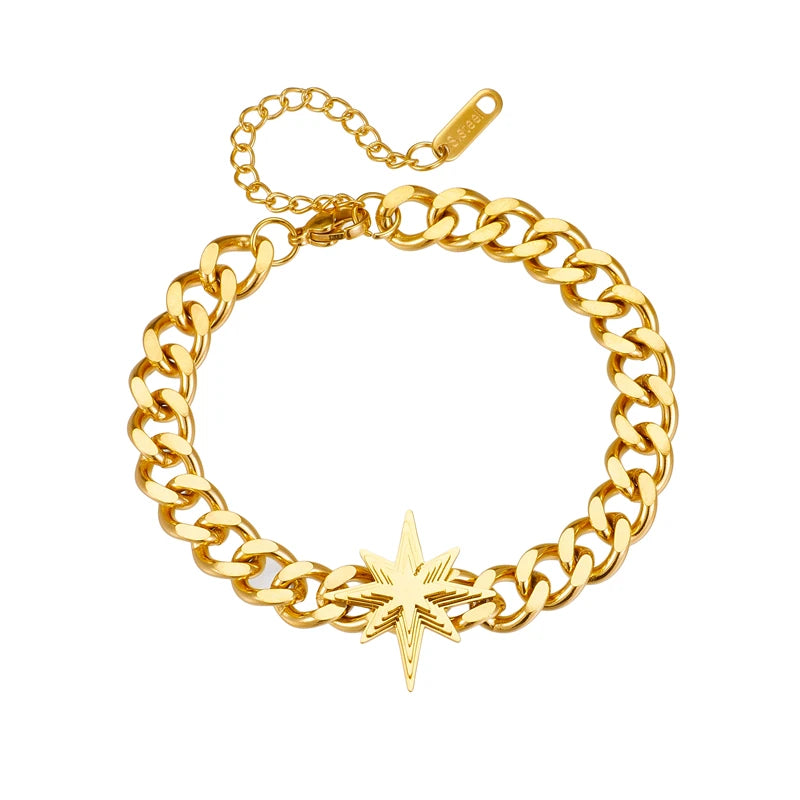 Treasure's Thick Butterfly Star Bracelet